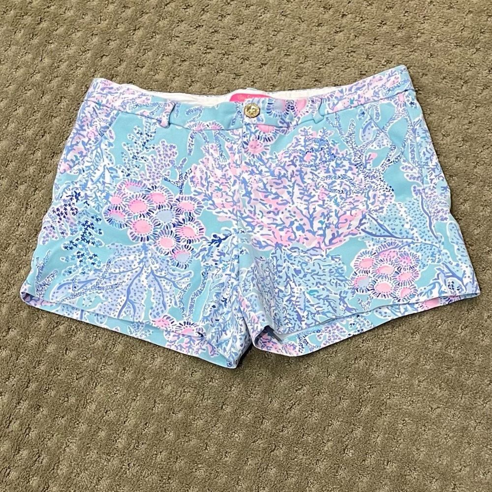 Lilly Pulitzer Light Blue and Light Pink Shorts